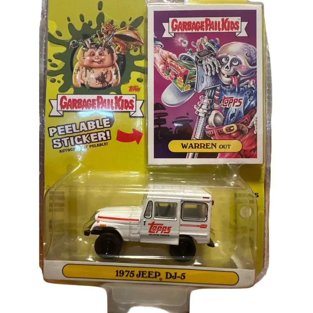 Greenlight Garbage Pail Kids 1975 Jeep DJ-5 Warren Out Topps - Picture 2 of 3
